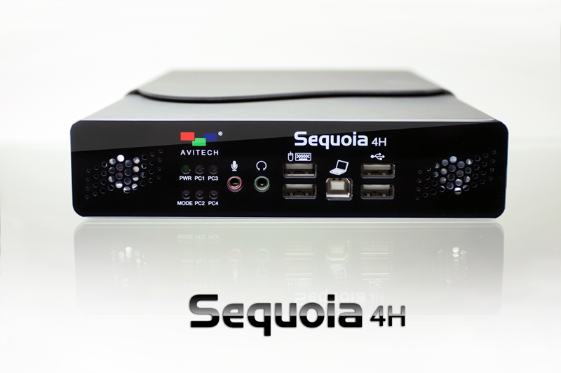 AVITECH Multiviewer HDMI/ Audio/ USB 4x1 Sequoia Solo-4H